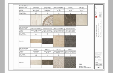 Materials, lightings, accessoires, textile supply