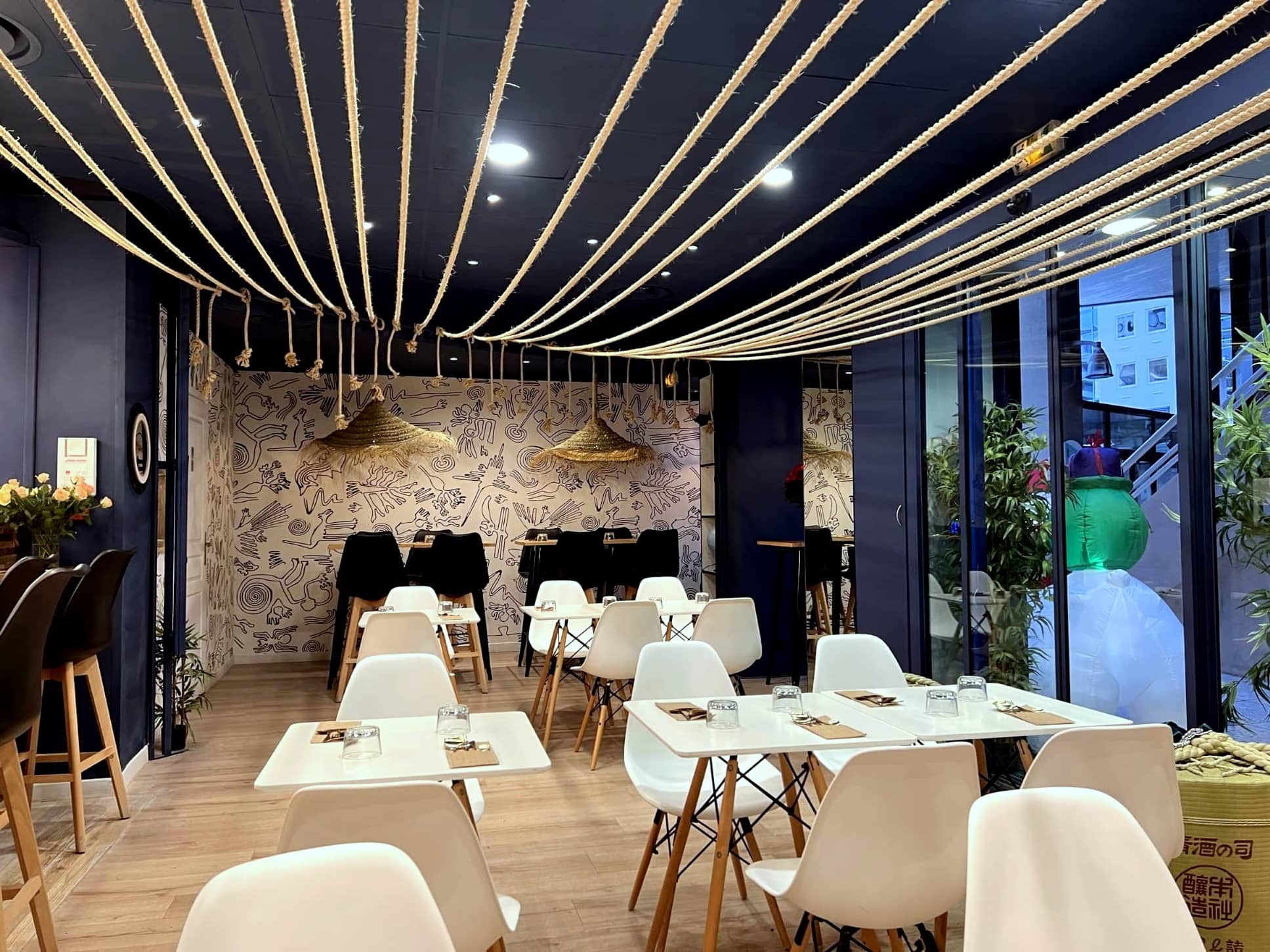 unusual restaurant design in Nice on the French Riviera