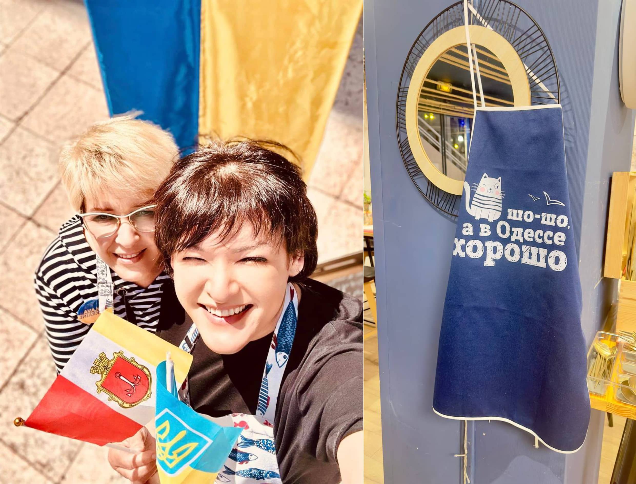 Yulia and Irina Angelovy – chefs and founders of Odessa pop-up restaurant U Angelovyh in Nice on the French Riviera